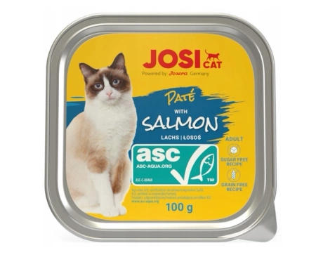 JOSERA JosiCat paštéta s lososom 100g