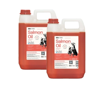 LAB V Lososový olej pre psy a mačky 2x5000ml -3%