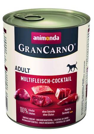 ANIMONDA GranCarno mäsový koktail pre dospelých psov 800g