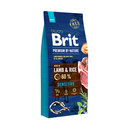 BRIT Premium By Nature Sensitive Lamb 15kg