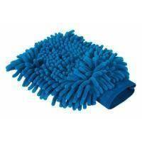 KERBL Rukavice na čištění chlupů, modrá 20x15 cm, mikrovlákno