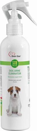 OVER ZOO Tak čerstvé! DOG URINE ELIMINATOR Odstraňuje škvrny od moču a zápach 250ml