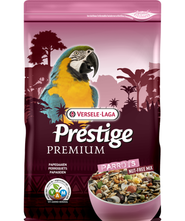 VERSELE-LAGA Parrots Premium - krmivo pre veľké papagáje (bez orechov) 2kg    